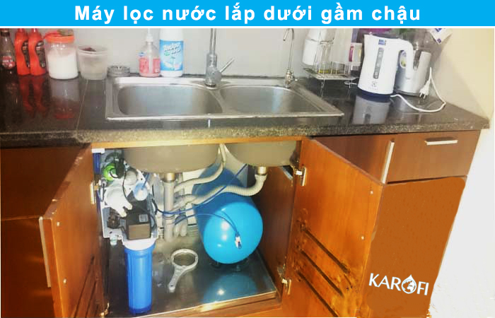 Máy lọc nước Karofi có thể đặt được ở những vị trí nào trong gia đình