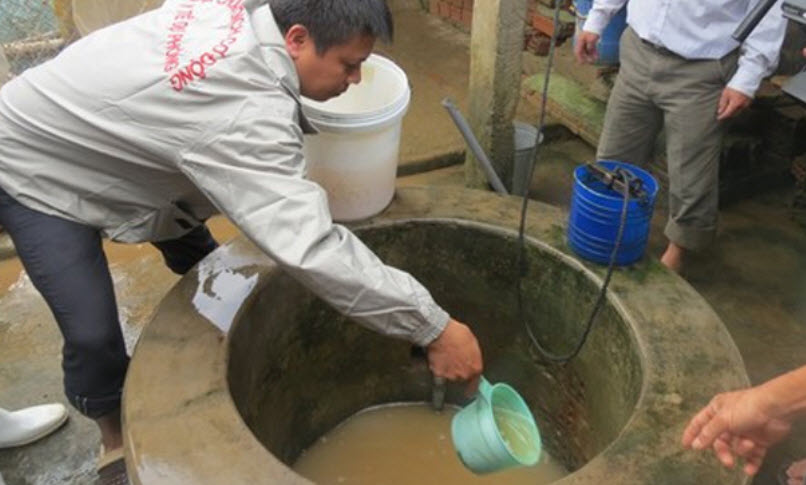 Tư vấn cách xử lý nước giếng bị nhiễm trong mùa mưa lũ